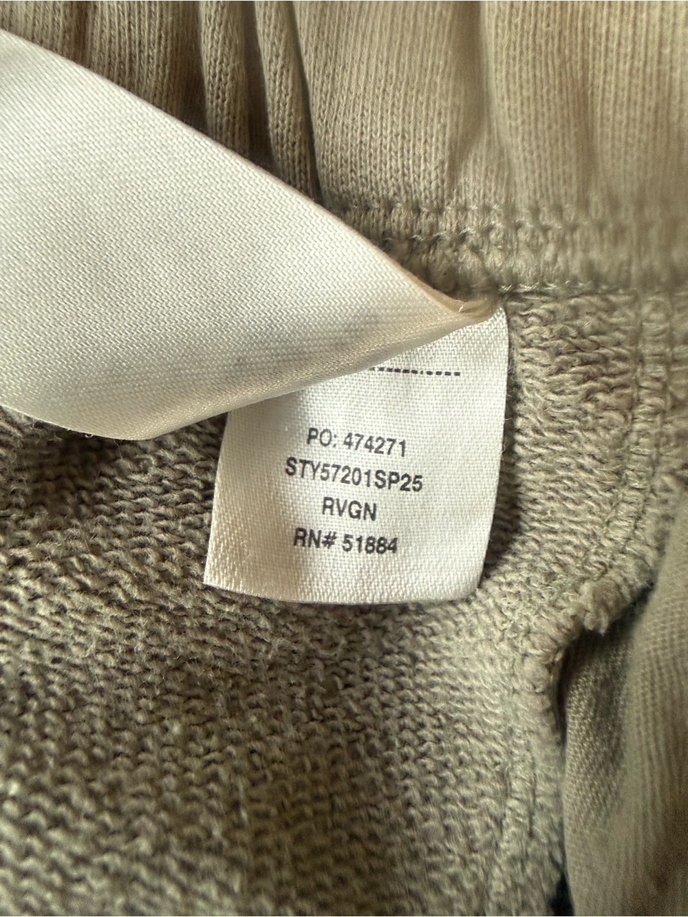Patagonia regenerative cotton shorts sz XL sage color - Picture 4 of 4